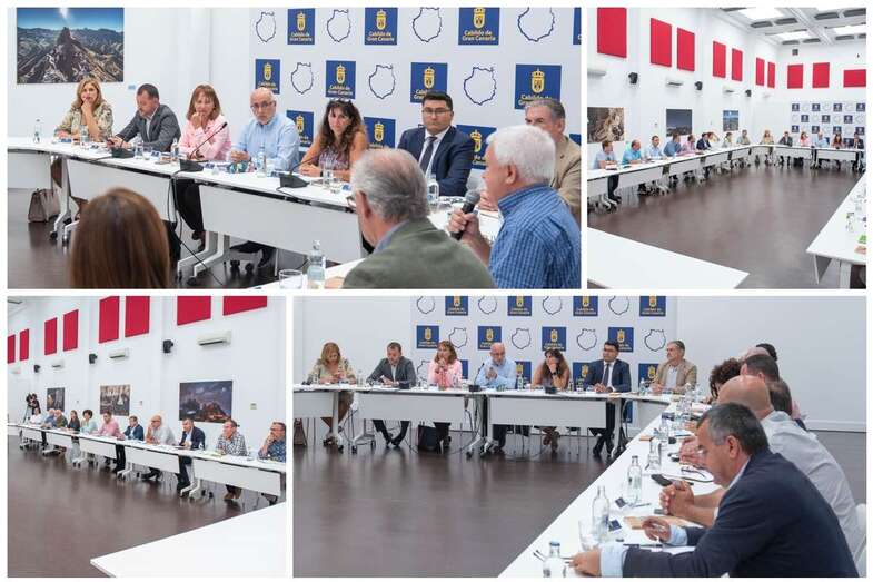 Reunión de este miércoles en el Cabildo (Foto TA)
